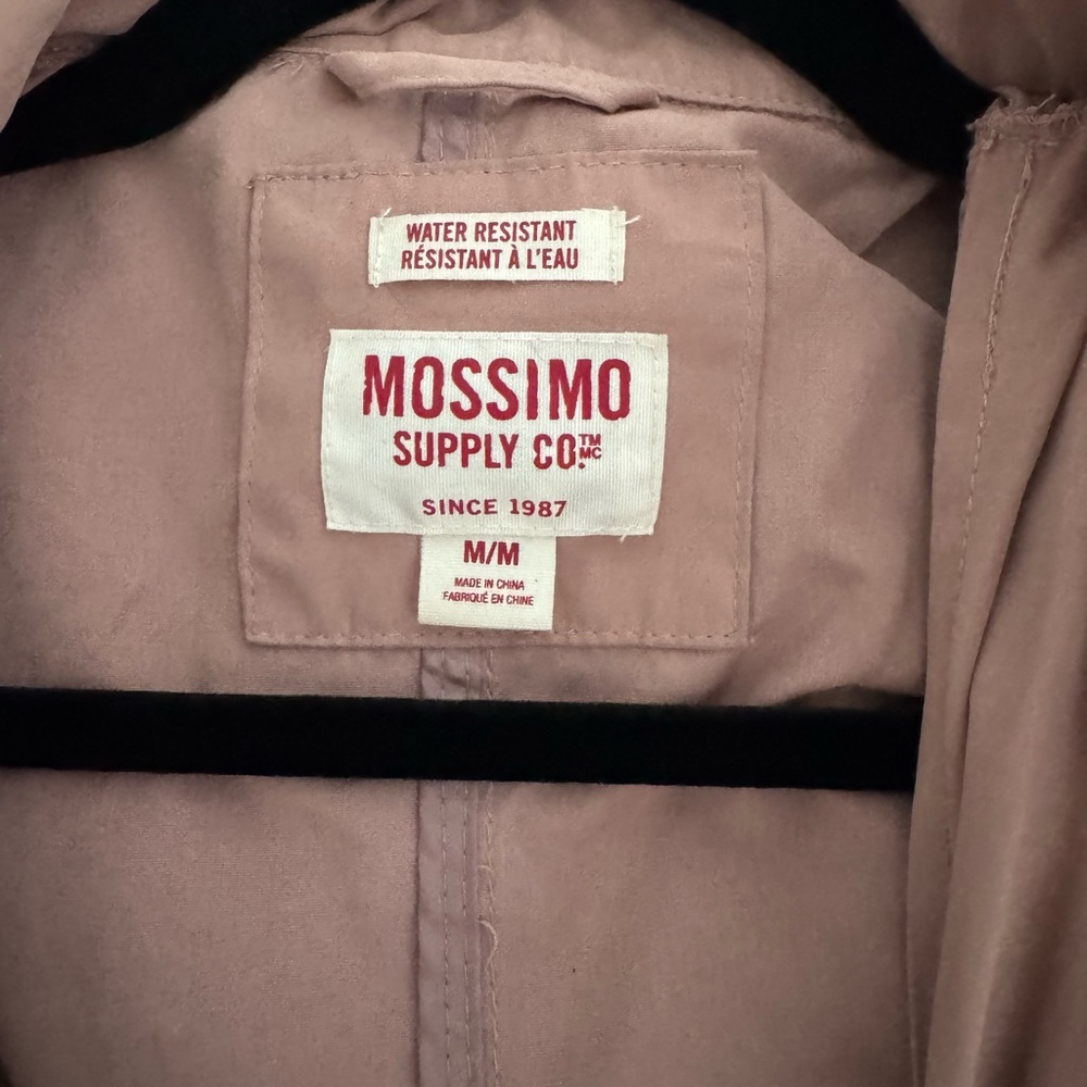 Mossimo Supply Co. Pink Trench Coat